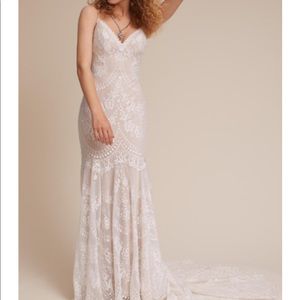 BHLDN Cascading Lace Wedding Gown